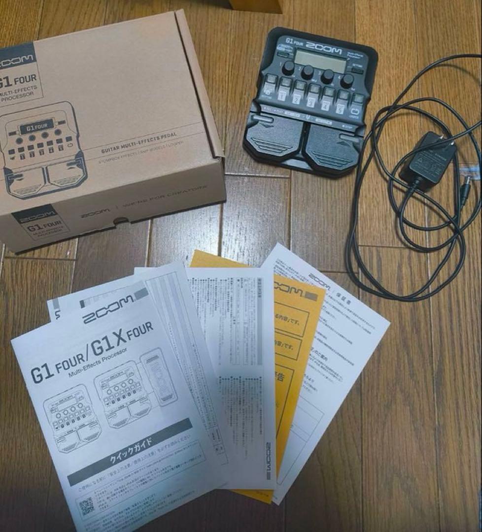 zoom g1 four アダプター付き