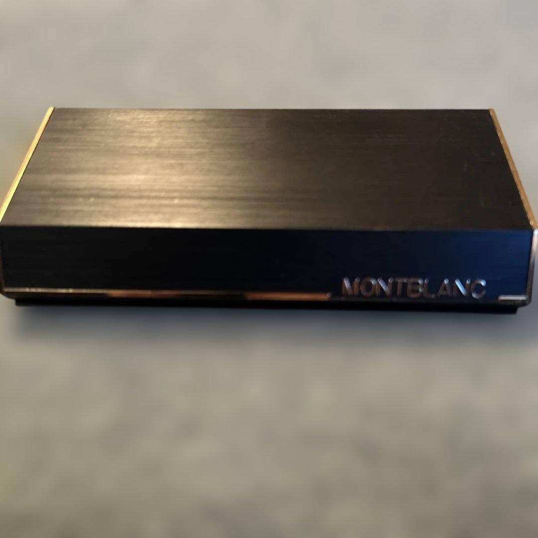 MONTBLANC 赤 万年筆 専用ケース付き