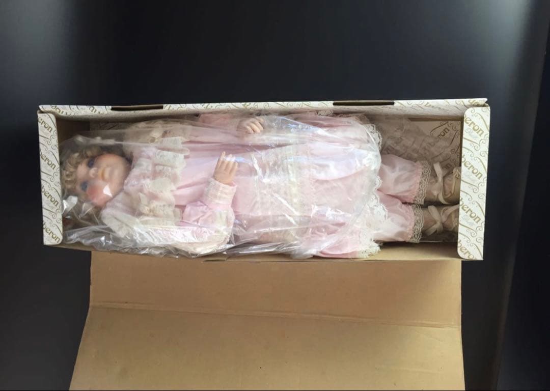 英国ヴィンテージ Alberonアルベロン社　ビスクドール　身長約53cm