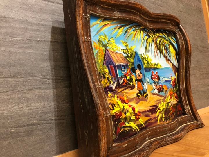 ディズニーアート 原画 ハワイ ミッキー&ミニー
