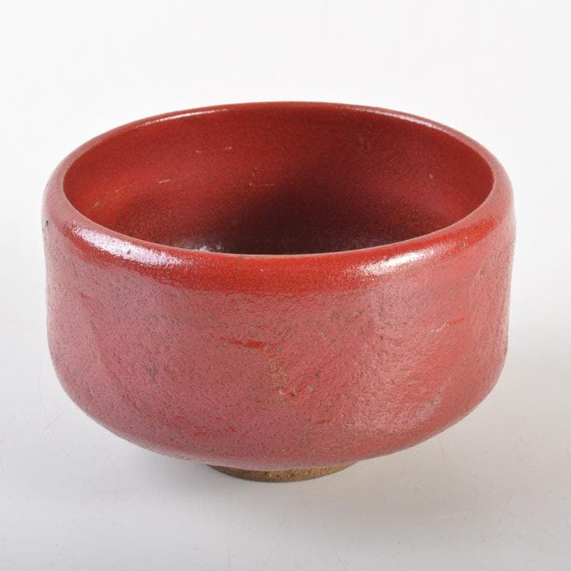 茶道具　赤楽茶碗　在銘　時代箱付　N　6504