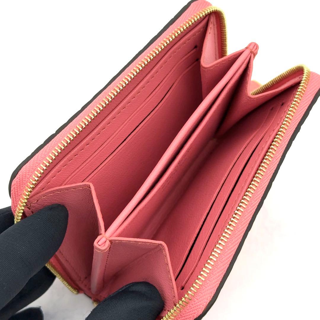 【新品級・限定】ルイヴィトン クロコダイル ジッピーパース ピンク 小銭入