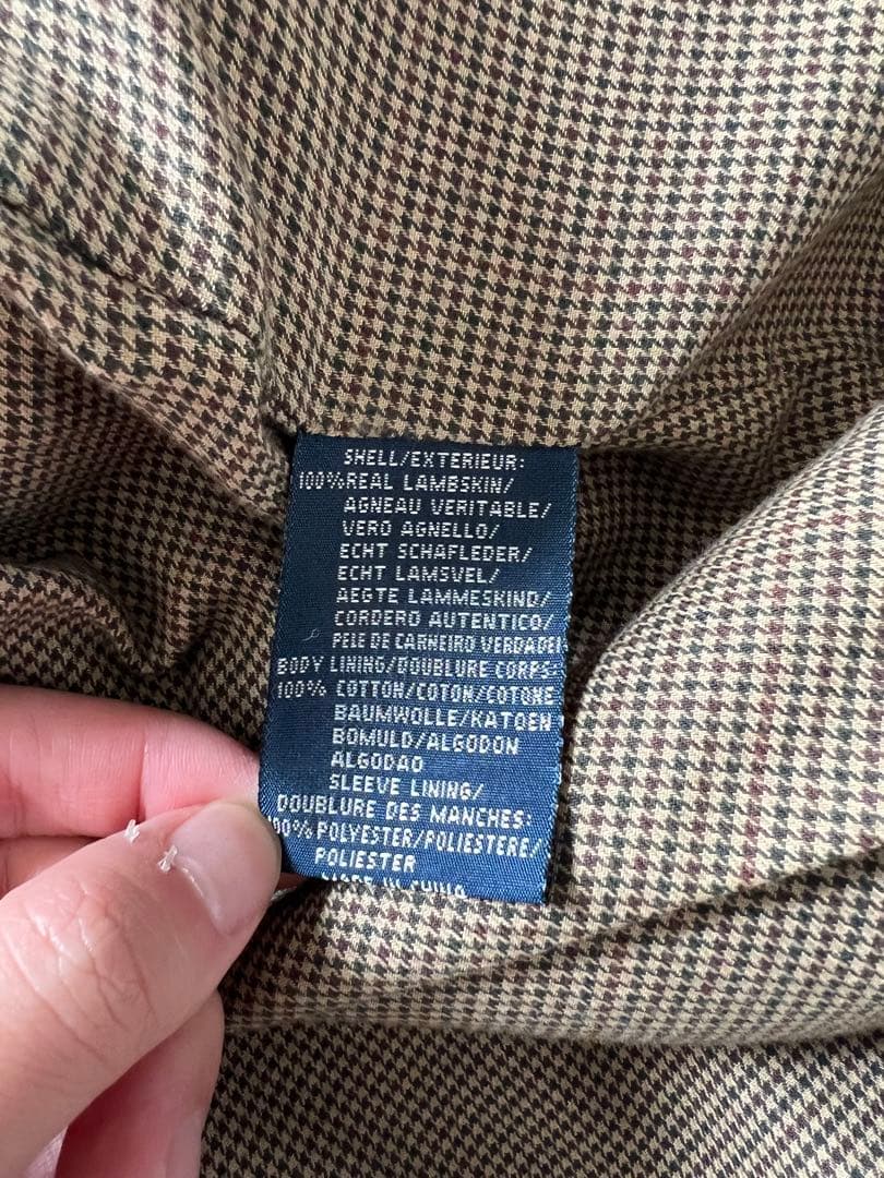 け*い様 90s【Polo by Ralph Lauren 】XLブラウンレザー