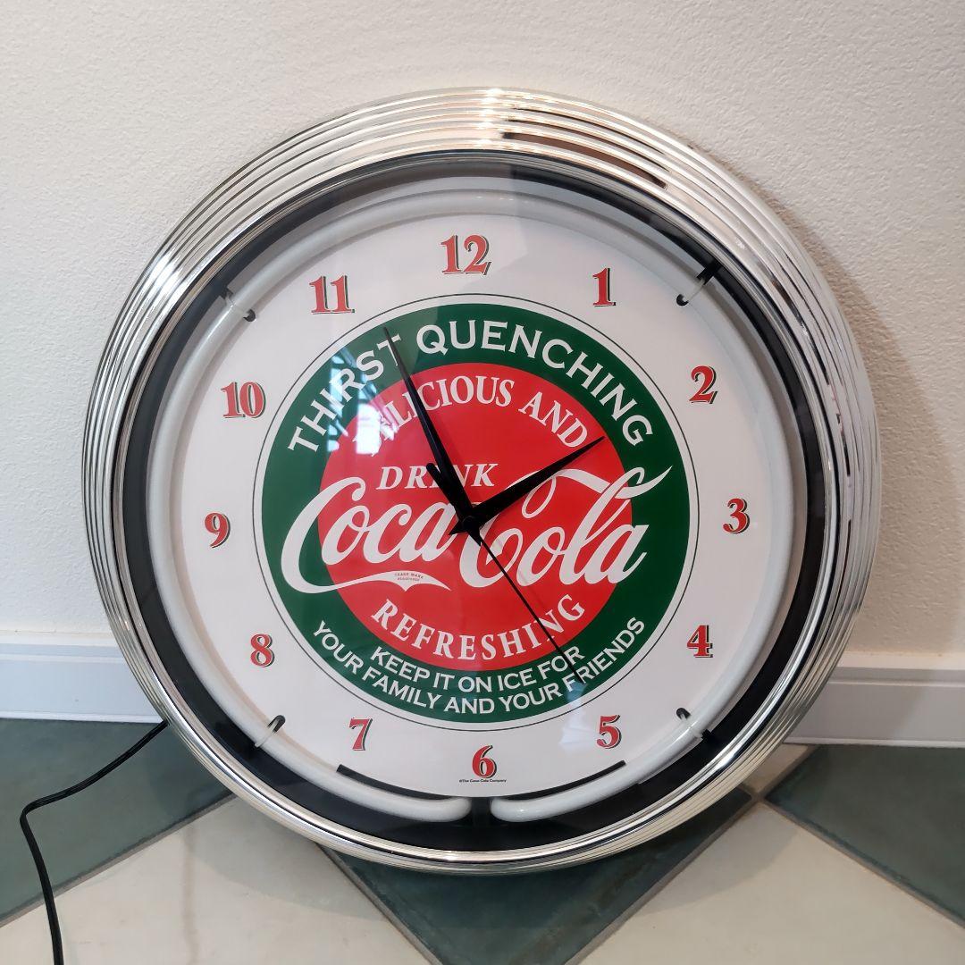 【未使用コカコーラネオンクロック】掛時計USヴィンテージレトロお好きな方にも！