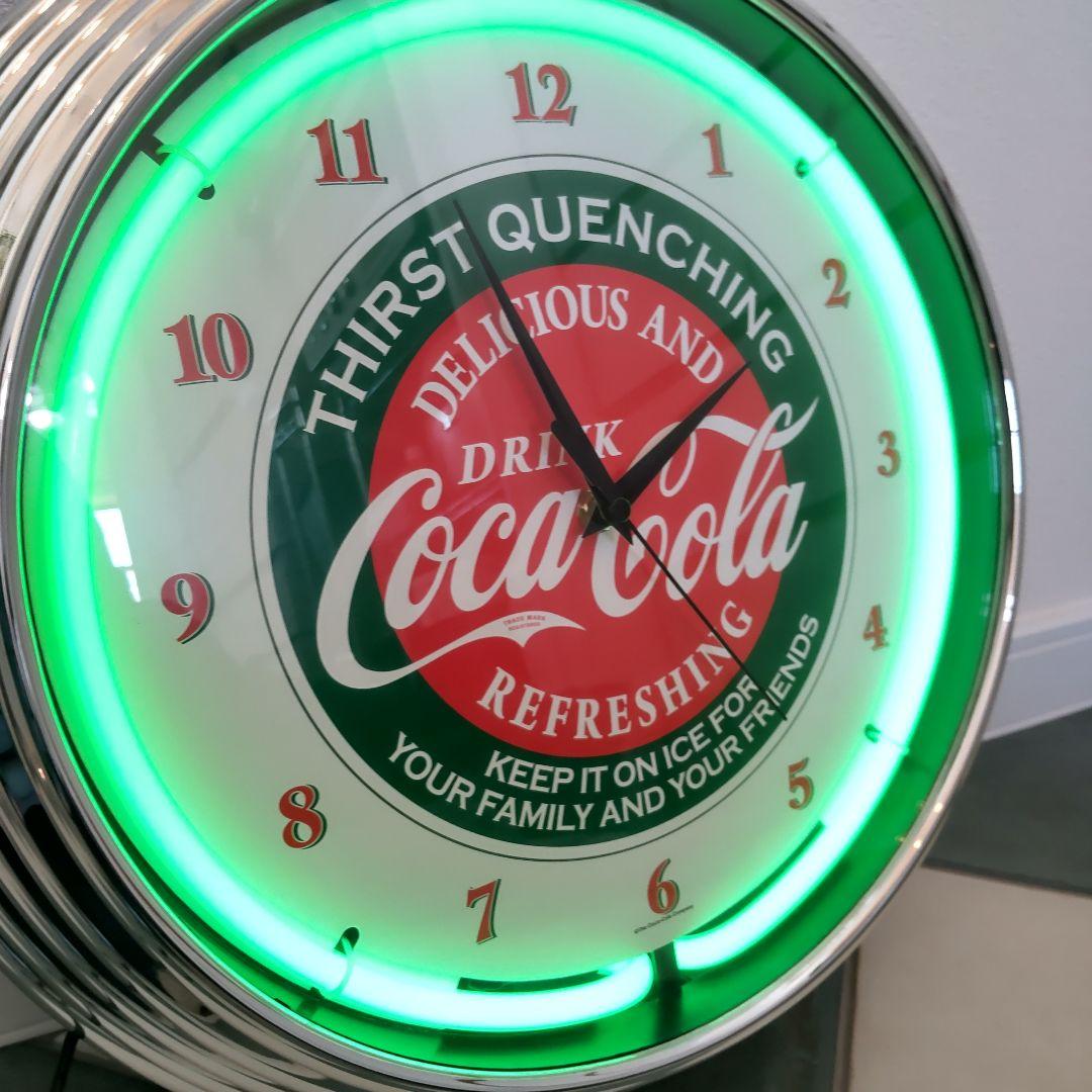 【未使用コカコーラネオンクロック】掛時計USヴィンテージレトロお好きな方にも！