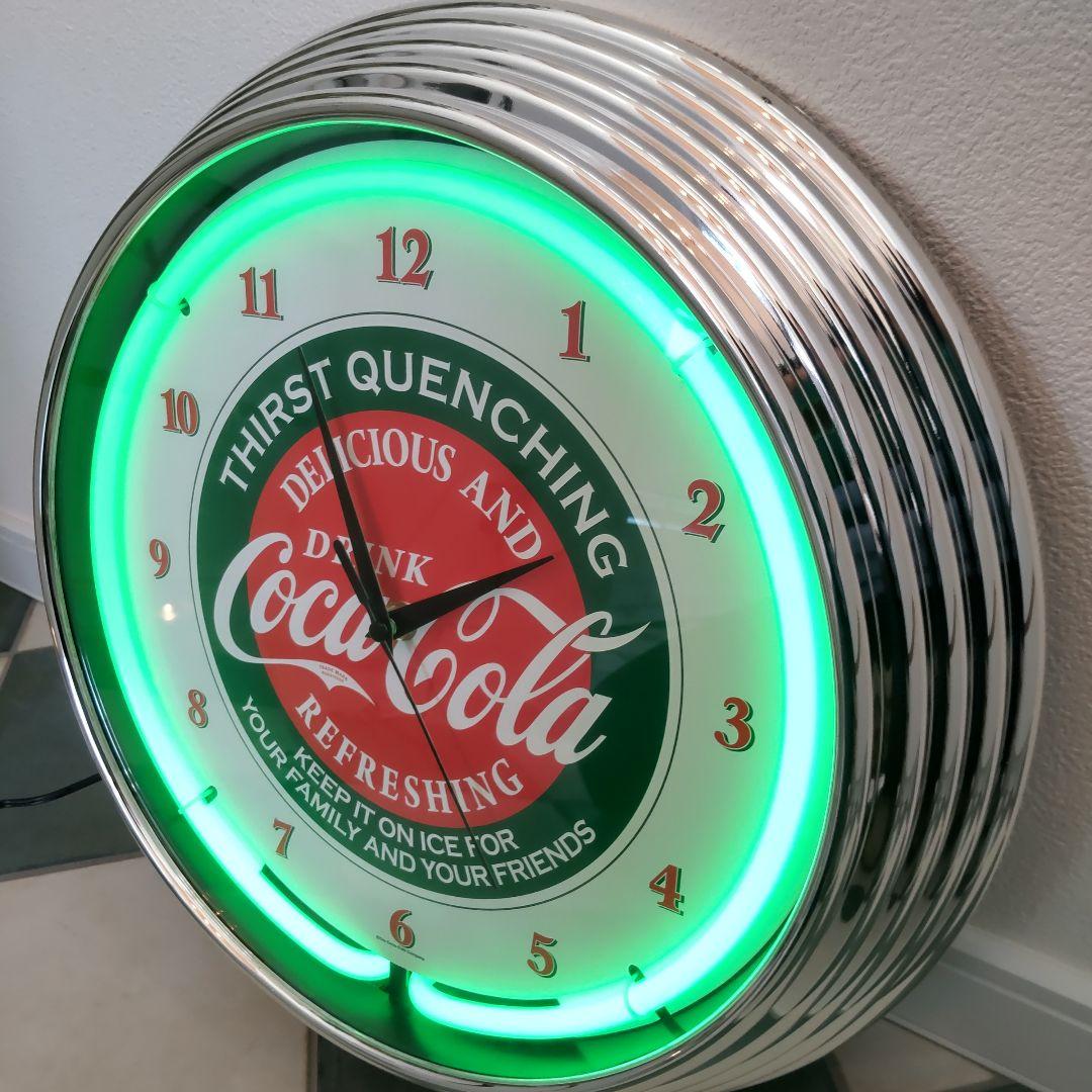 【未使用コカコーラネオンクロック】掛時計USヴィンテージレトロお好きな方にも！