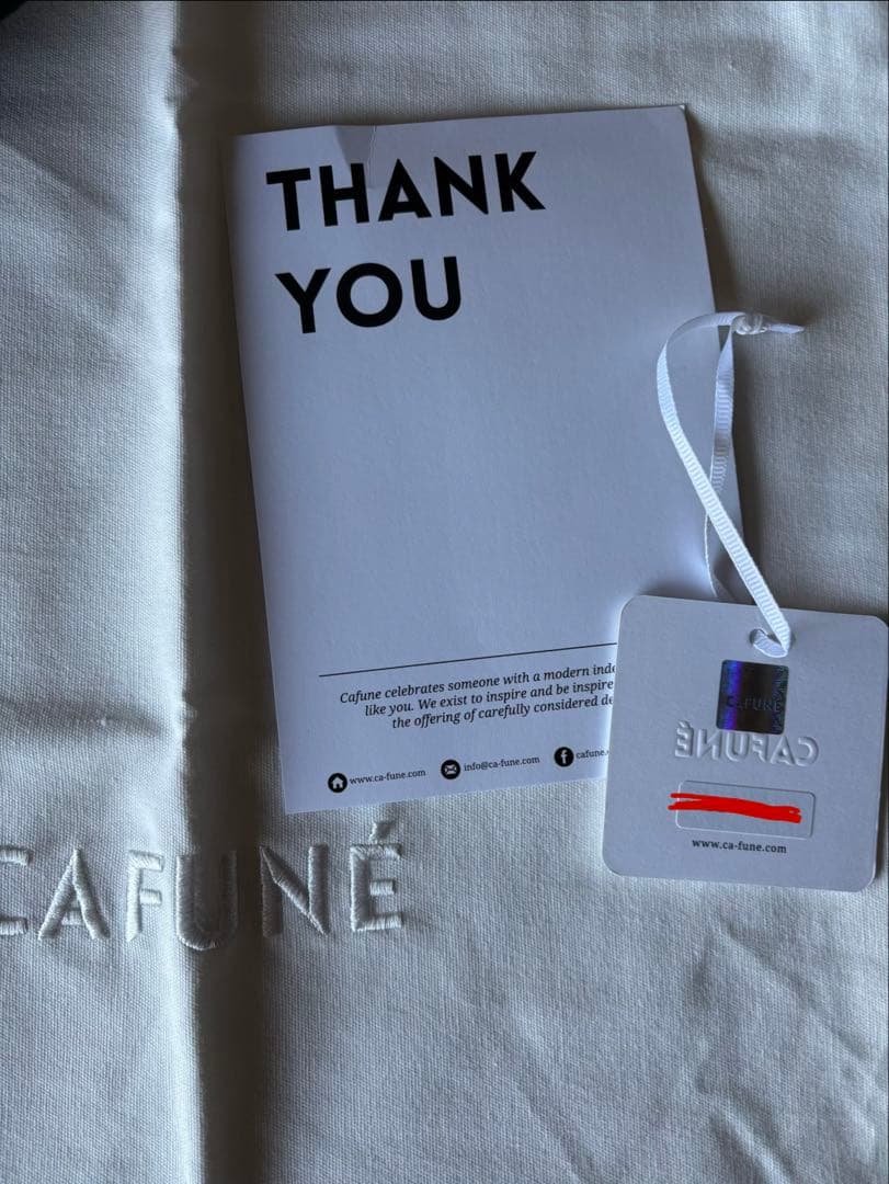 CAFUNÉ カフネ ドロップダッフル ハンドバッグ