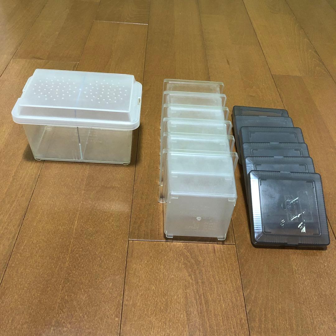 昆虫飼育　ケース　コバエシャッター　クリアスライダー　まとめ売り　おまけ多数あり