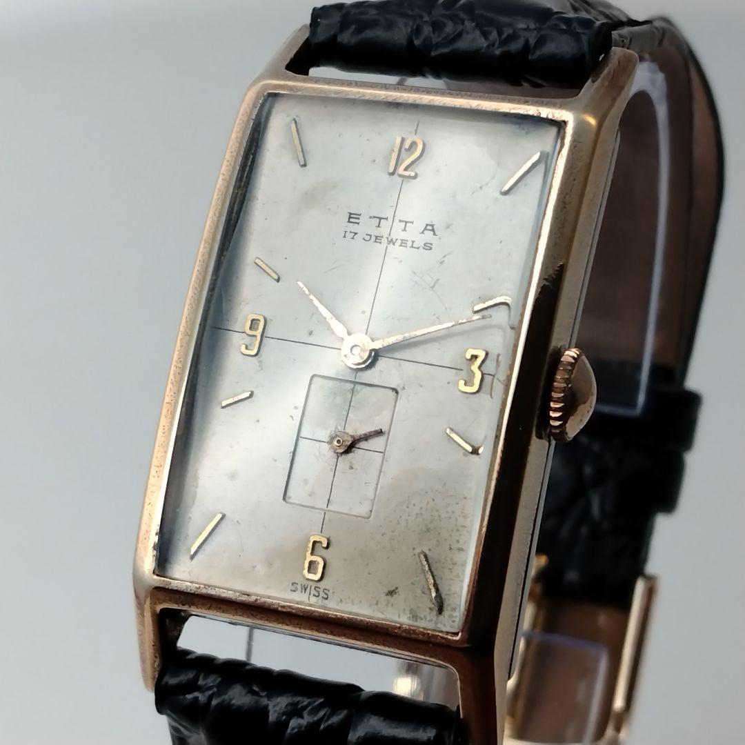 【1950s】ETTA スモセコ OH済 ヴィンテージ腕時計