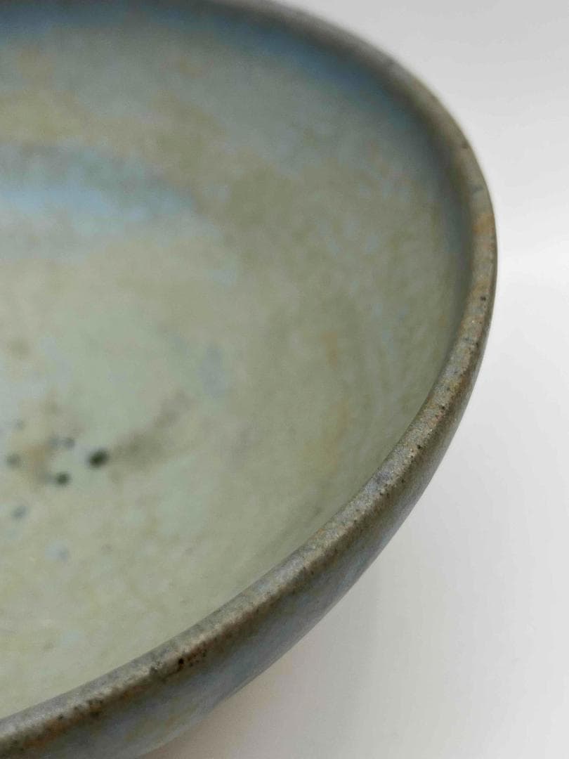 宋から元時代　鈞窯　澱青釉　天青釉茶碗　窯変釉　茶道具　水指(B-93)