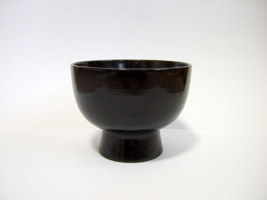 合鹿椀 黒漆 天然木 漆器 / 木製 漆塗 輪島塗
