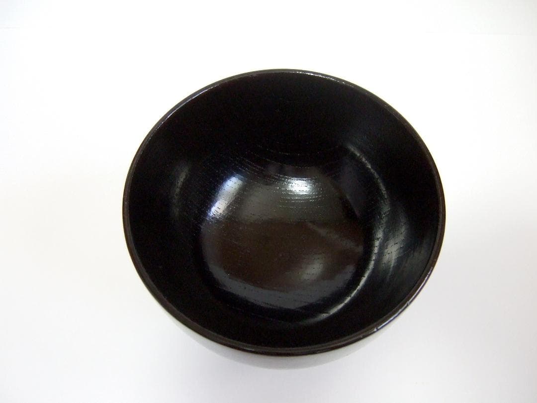 合鹿椀 黒漆 天然木 漆器 / 木製 漆塗 輪島塗