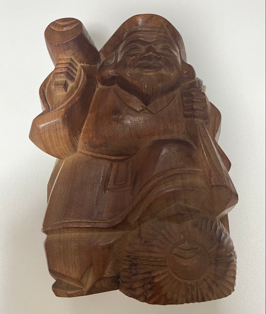 昭和38年　大黒様　木彫り　希少価値