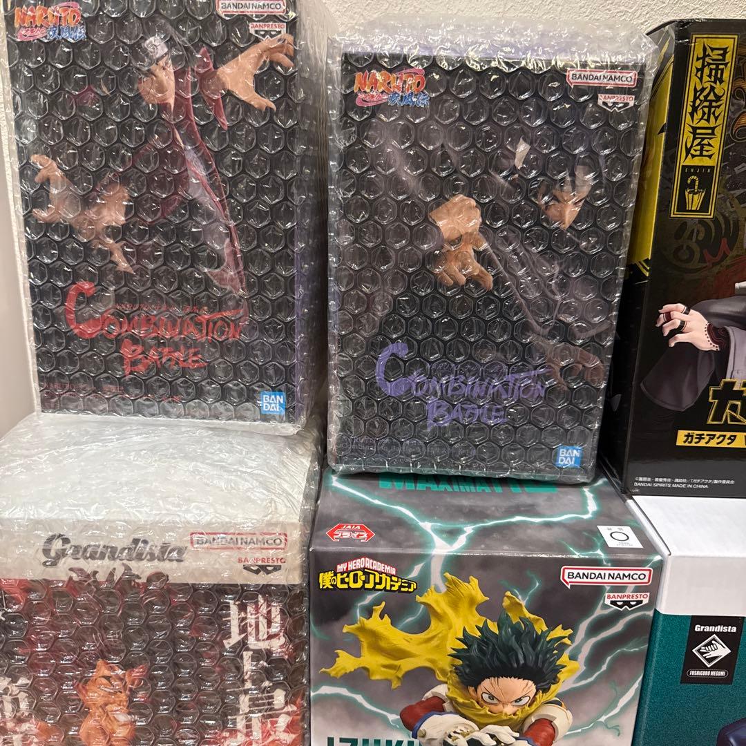 人気プライズ　まとめ売り　ナルト　ヒロアカ　呪術　ガチアクタ　刃牙　BLEACH