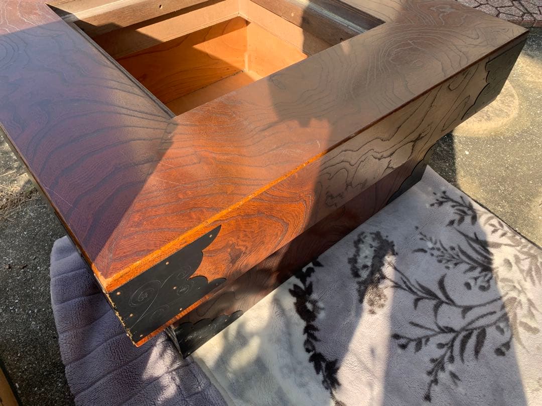 囲炉裏 炉端 炭 座卓 火鉢 天然木 インテリア家具 囲炉裏机 古民具