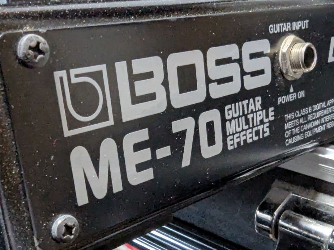 値下！BOSSボスME-70 マルチエフェクターハードケース 説明書アダプター他
