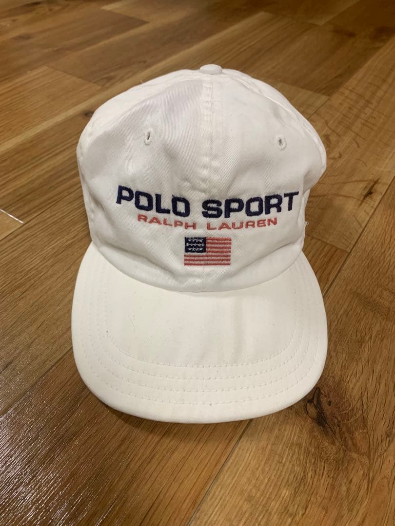 Polo Sport GOLF Ralph Lauren キャップ 白