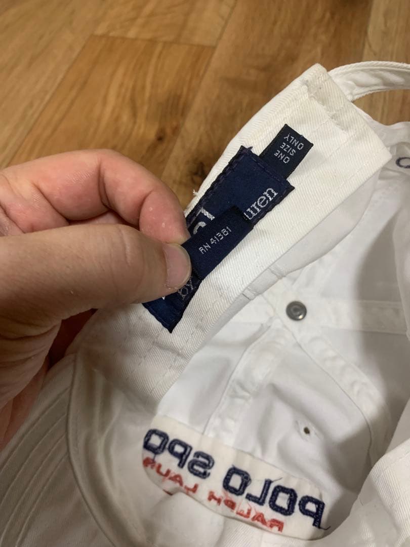 Polo Sport GOLF Ralph Lauren キャップ 白