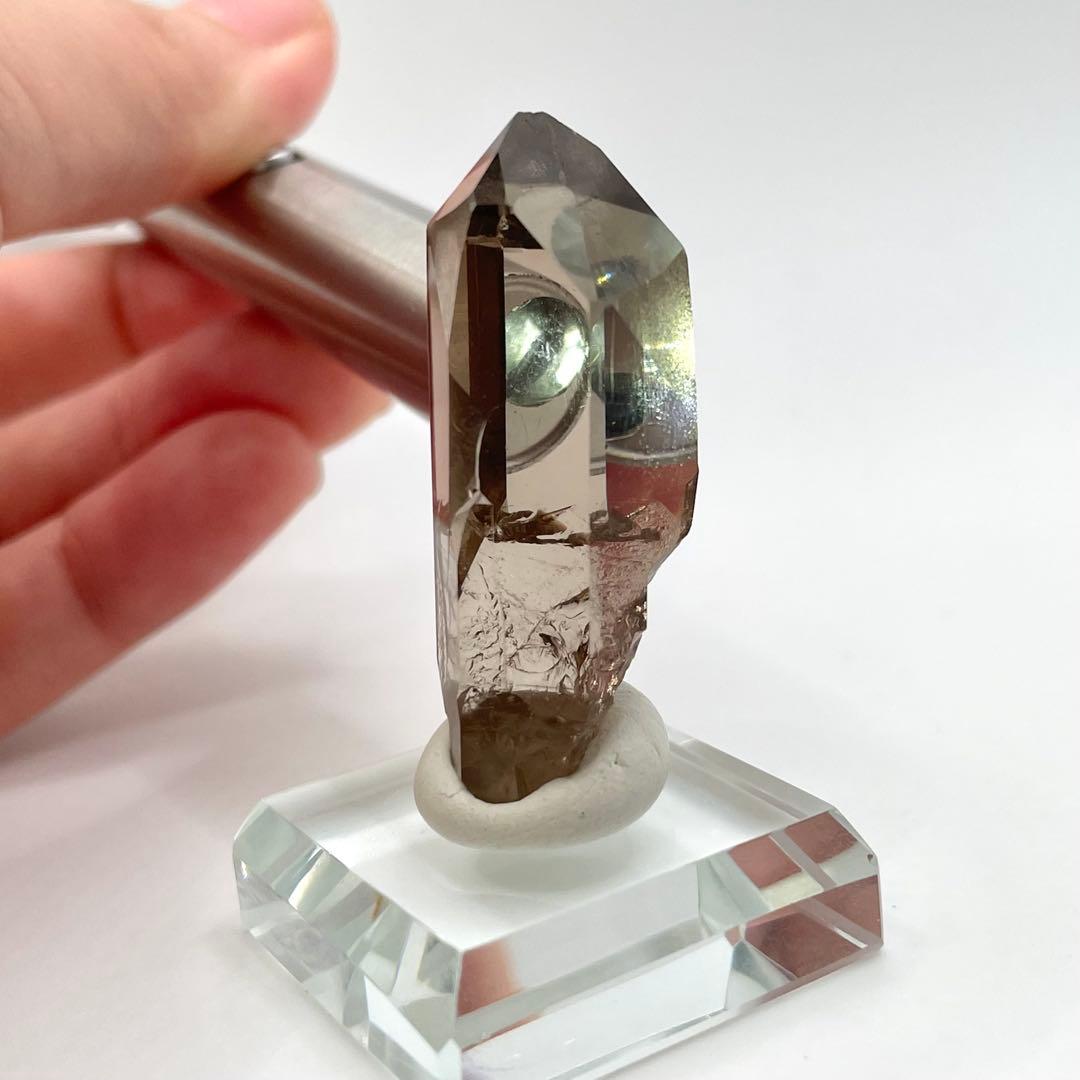 スイスTiefen Glacier アルパインスモーキークォーツ 鉱物標本