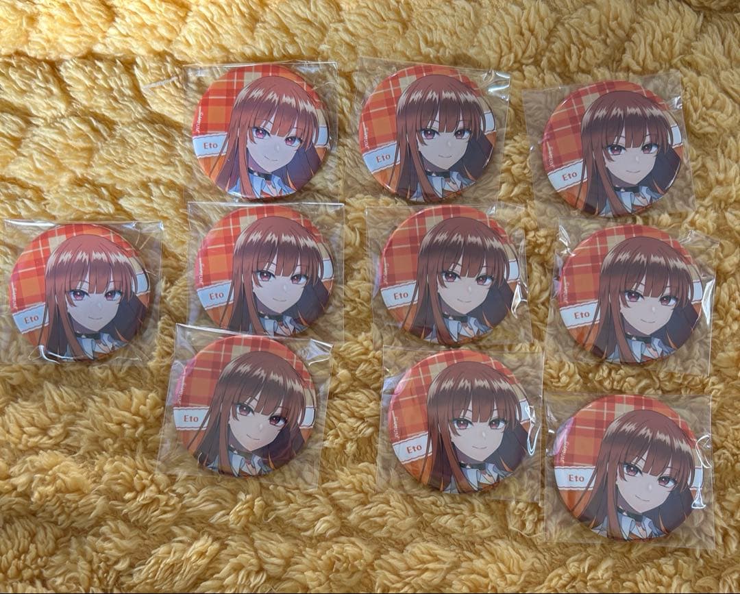 カラピチ　えと　缶バッジ　ぴちぱら　カラピチパラダイス　缶バ　からぴち