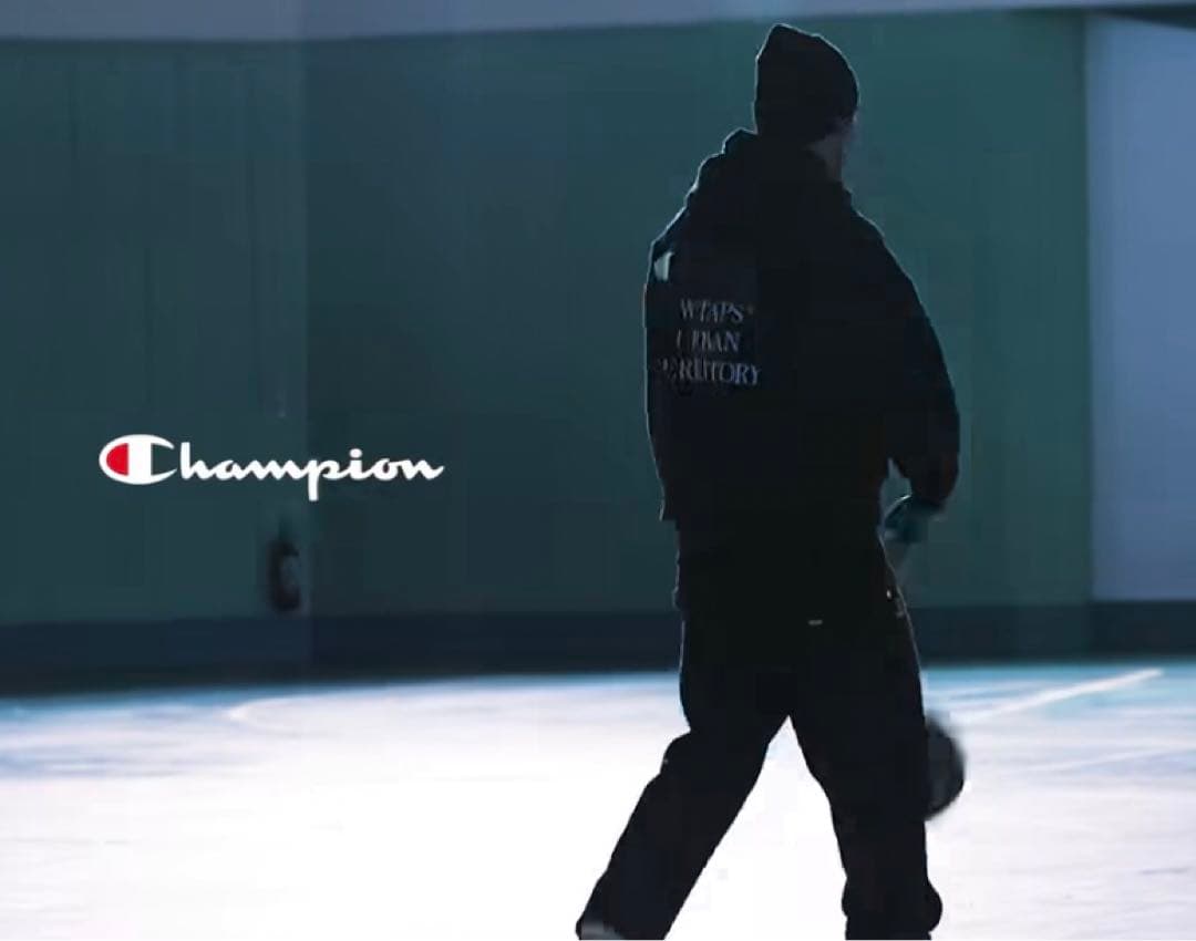WTAPS Champion ACADEMY HOODED BLACK Lサイズ