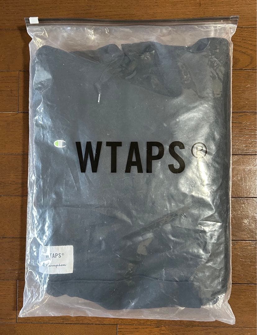 WTAPS Champion ACADEMY HOODED BLACK Lサイズ