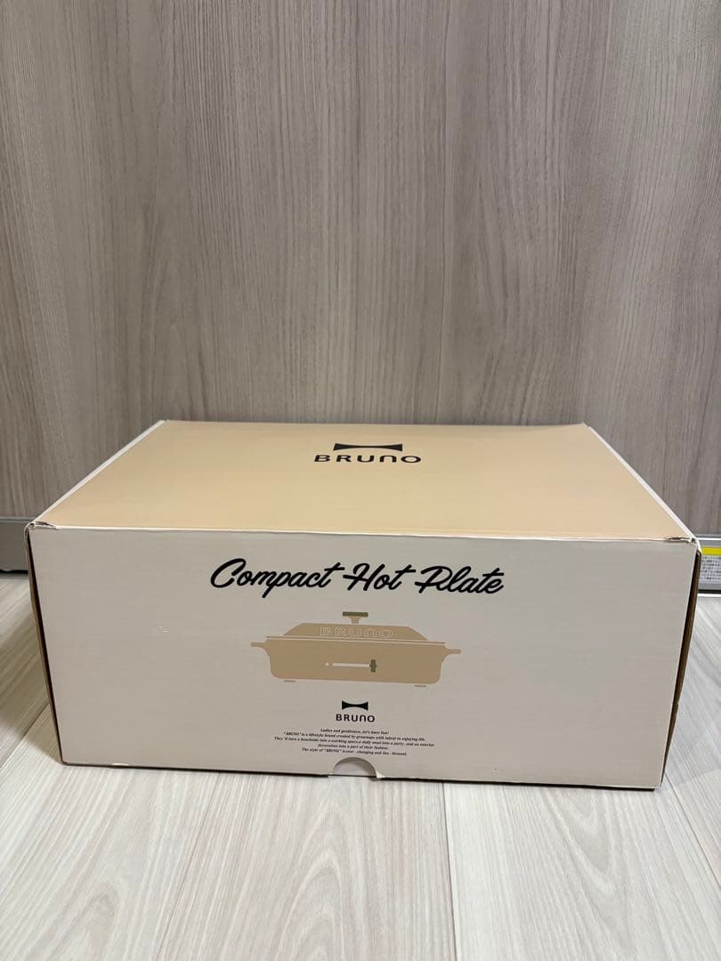 新品BRUNOコンパクトホットプレート 【直営店限定カラー】ピンクベージュ