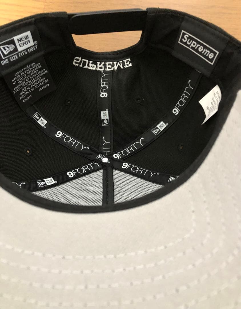 SUPREME 9FORTY ブラックキャップ