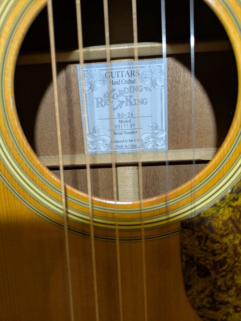 Recording King RO-26 オール単板