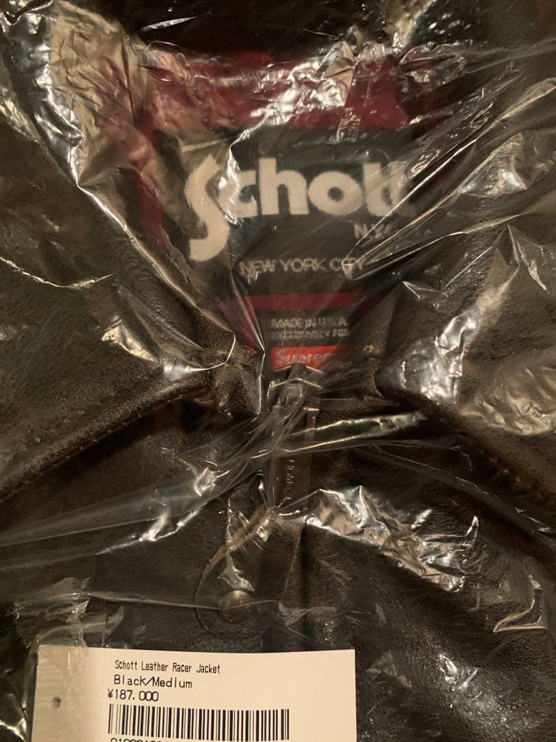 ジャケット・アウター Supreme Schott Leather Racer Jacket