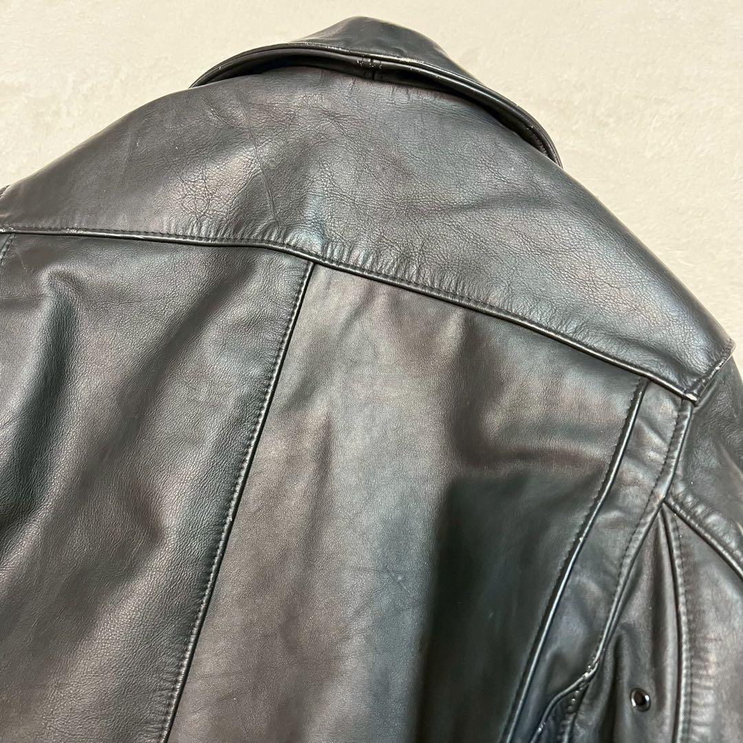 XLサイズ 70s Schott レザージャケット ポリスマンジャケット 602
