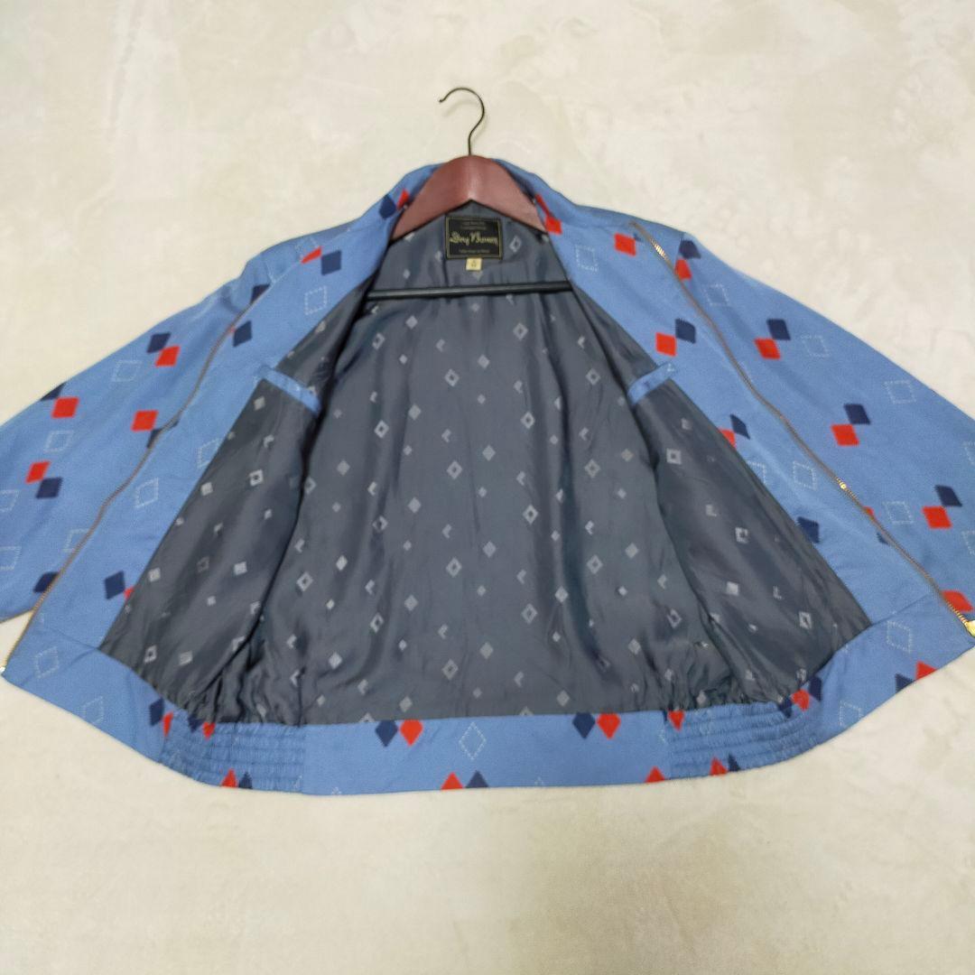 Dry Bones　アーガイル柄　レーヨン　ギャバジン　スイングトップ