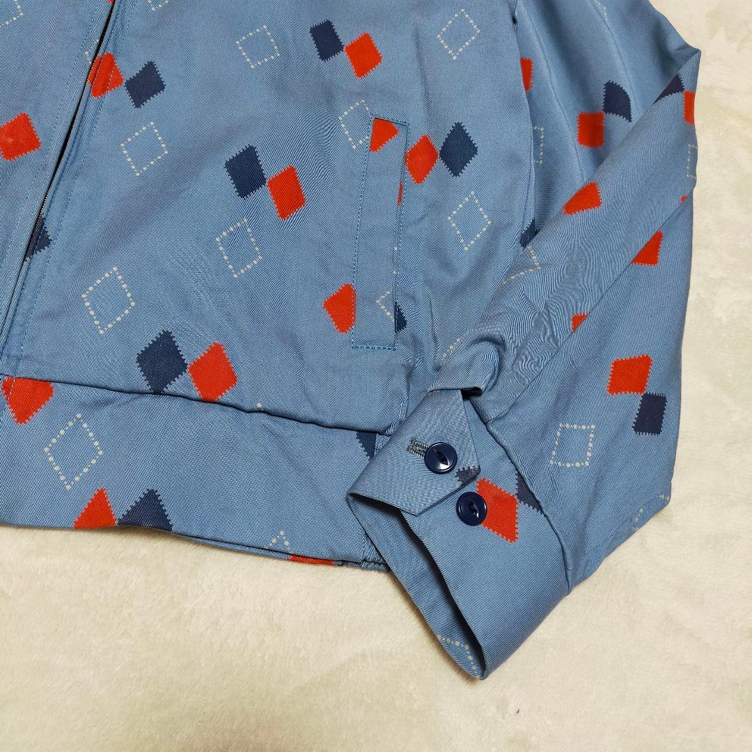 Dry Bones　アーガイル柄　レーヨン　ギャバジン　スイングトップ