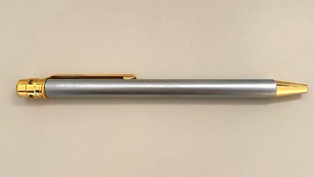 カルティエ Cartier ボールペン シルバー×ゴールド