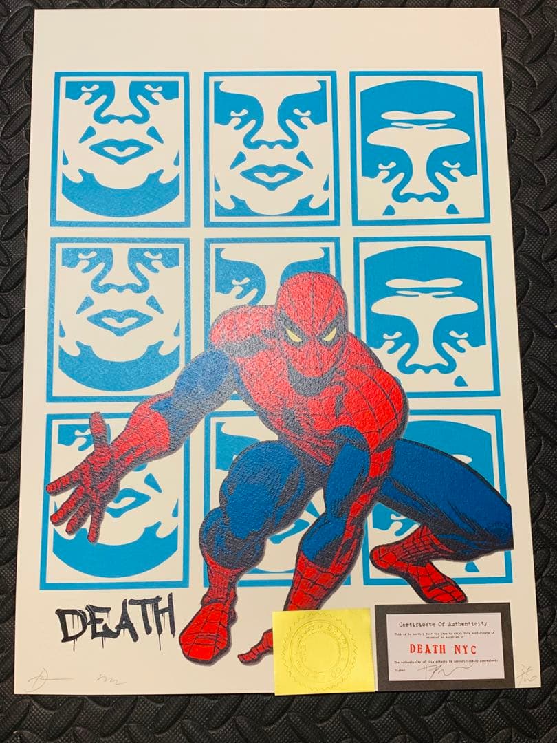 売約済!限定品 正規品DEATH NYC ポップアート スパイダーマン