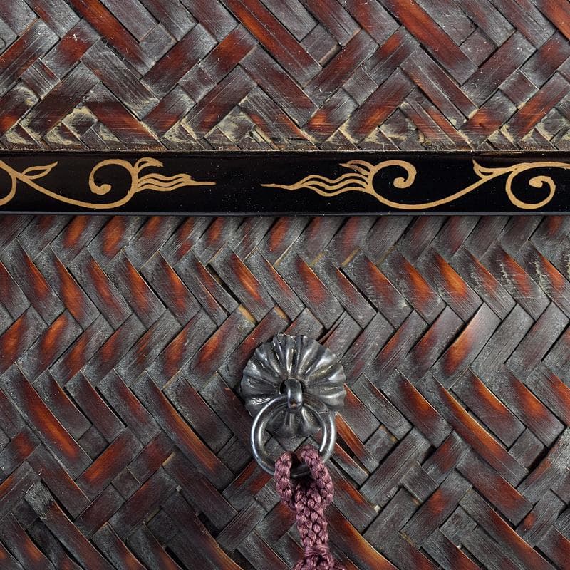 華山作　御所籠　皆具共　茶碗　棗など　十三点一式　仕覆付　共箱　F　R7699B