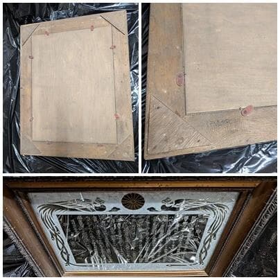 明治23年 教育勅語 額装 菊花紋章 鳳凰装飾 骨董品 レトロ アンティーク