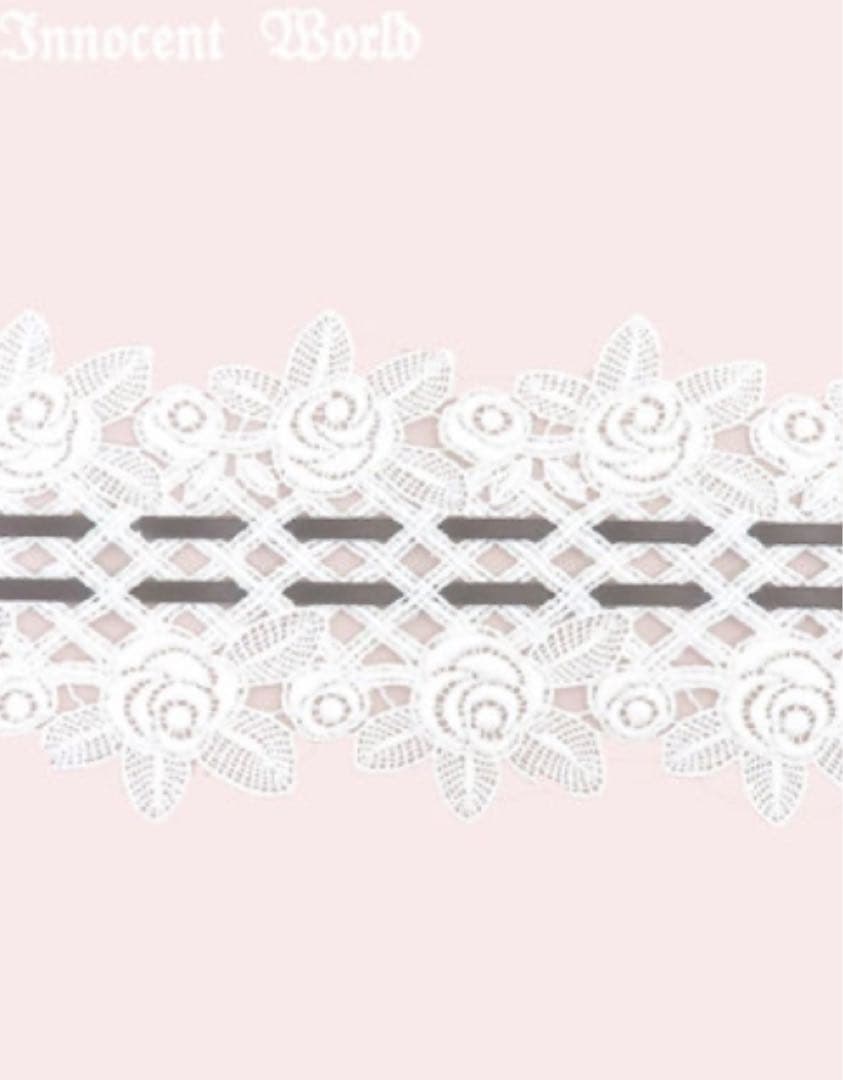 イノセントワールド ローズバスケットふヘッドドレス　スモークパープル×キナリ