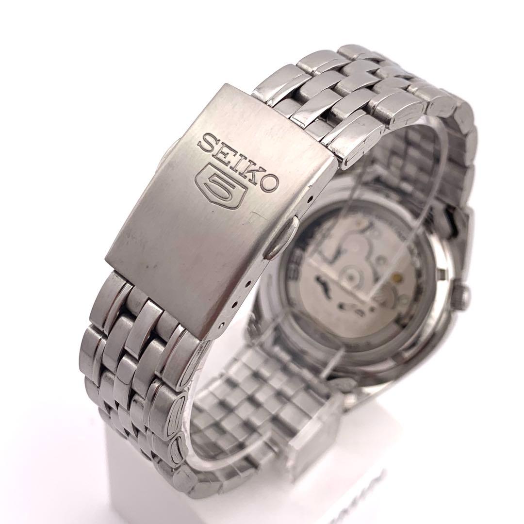 7-5304 SEIKO 7S26-01V0 自動巻き時計 ブラックダイヤル