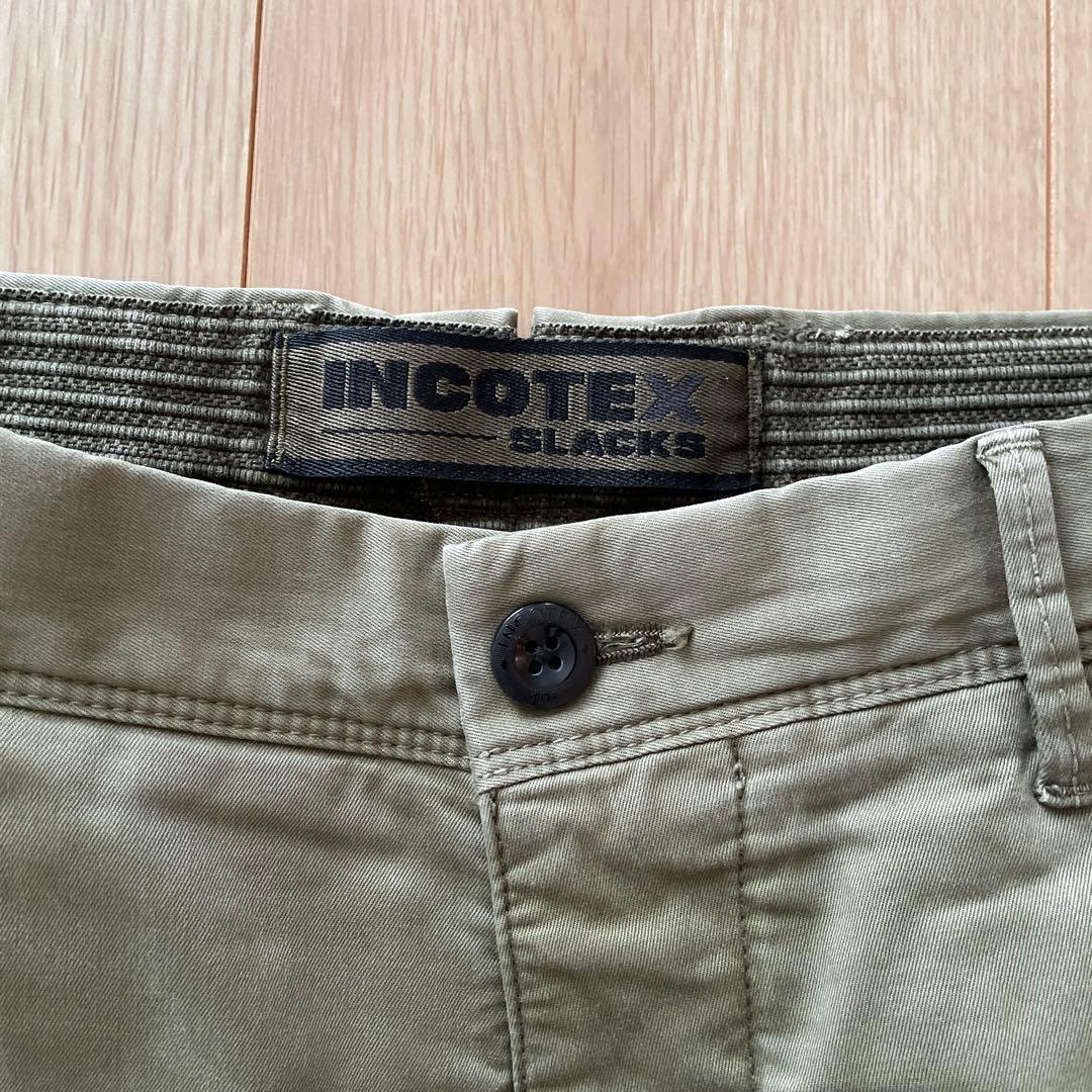 マ*ロ様 INCOTEX ガーメントダイ　オリーブグリーン チノパン　サイズ32