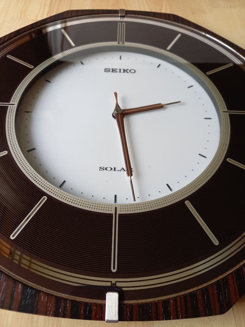 セイコー SEIKO 電波時計 ソーラープラス 掛け時計 SF502B