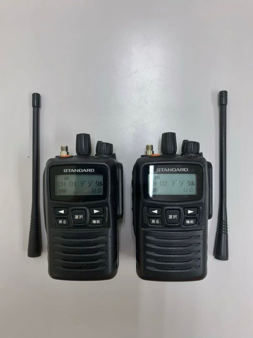 スタンダード VXD450U型無線機 2台 充電器付き