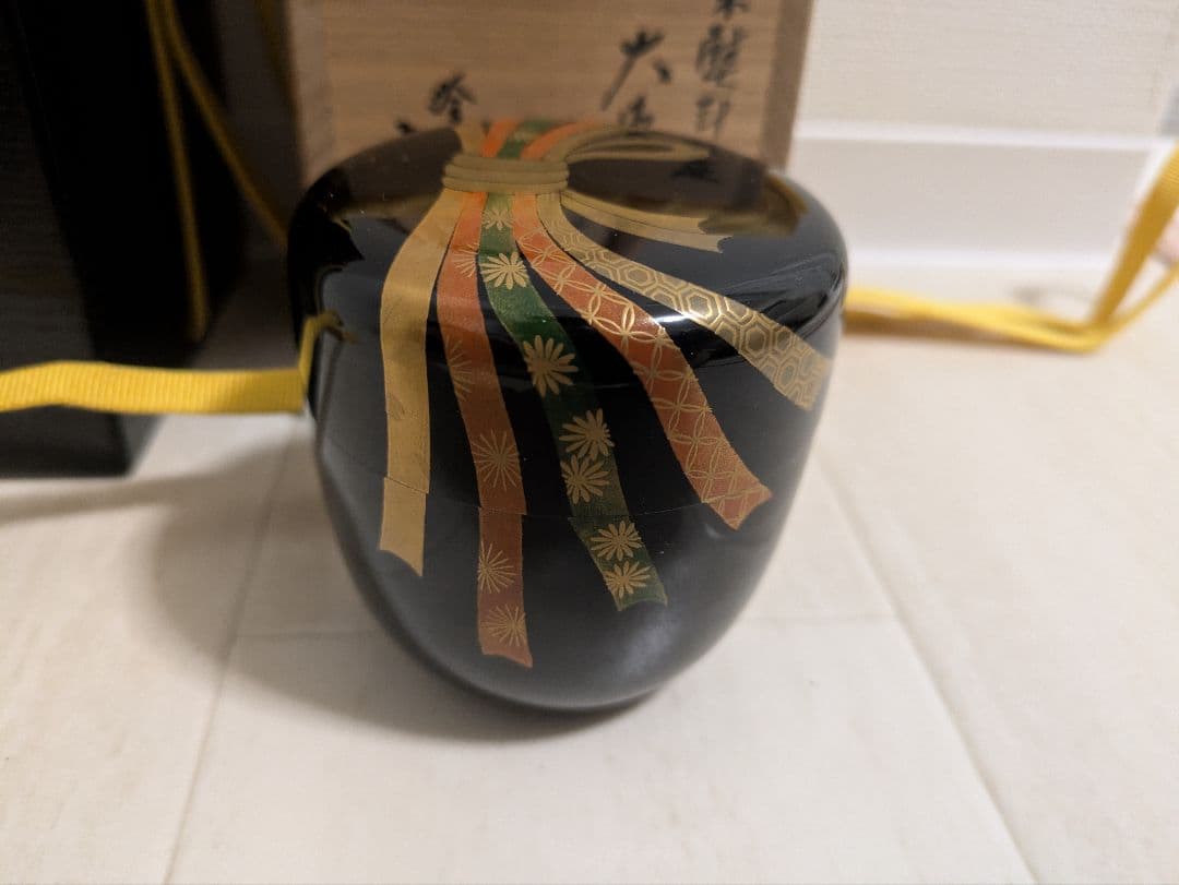 棗　蒔絵　茶道具　茶入