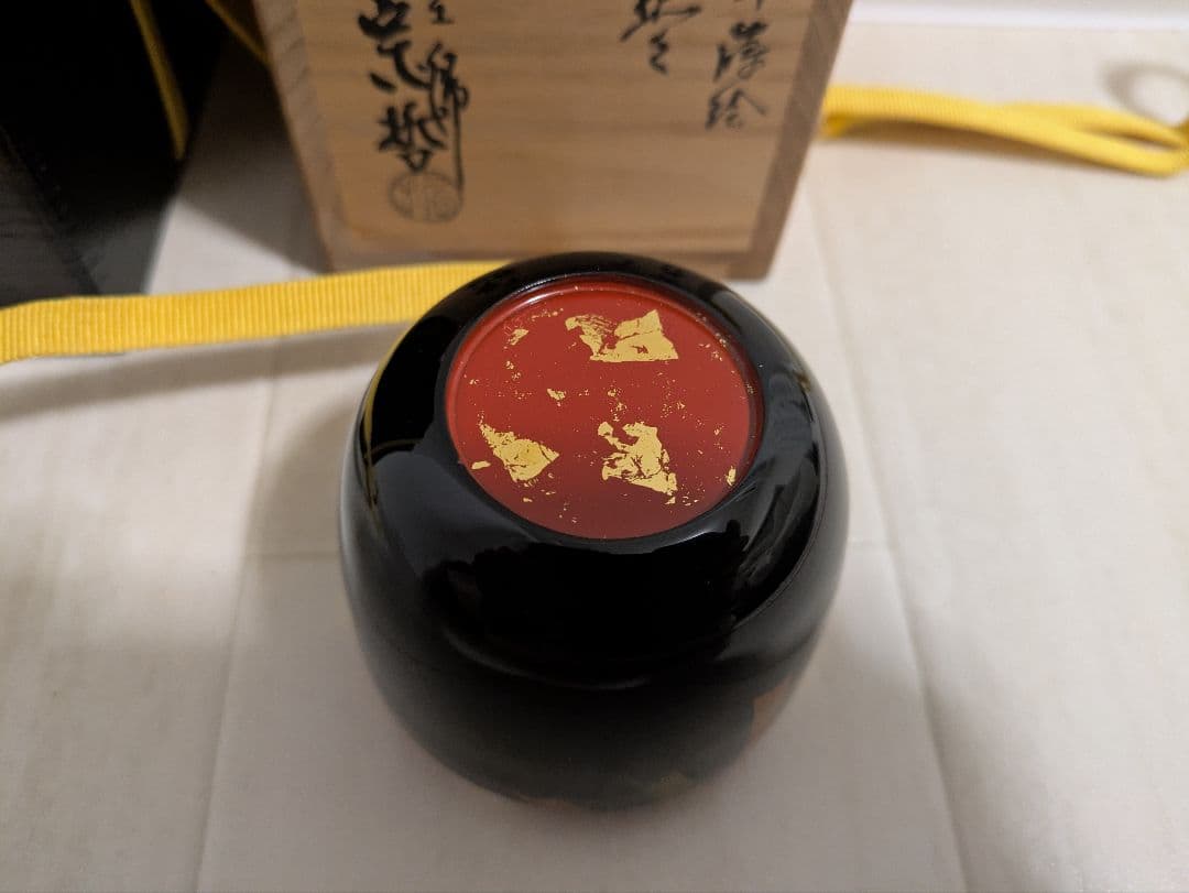 棗　蒔絵　茶道具　茶入