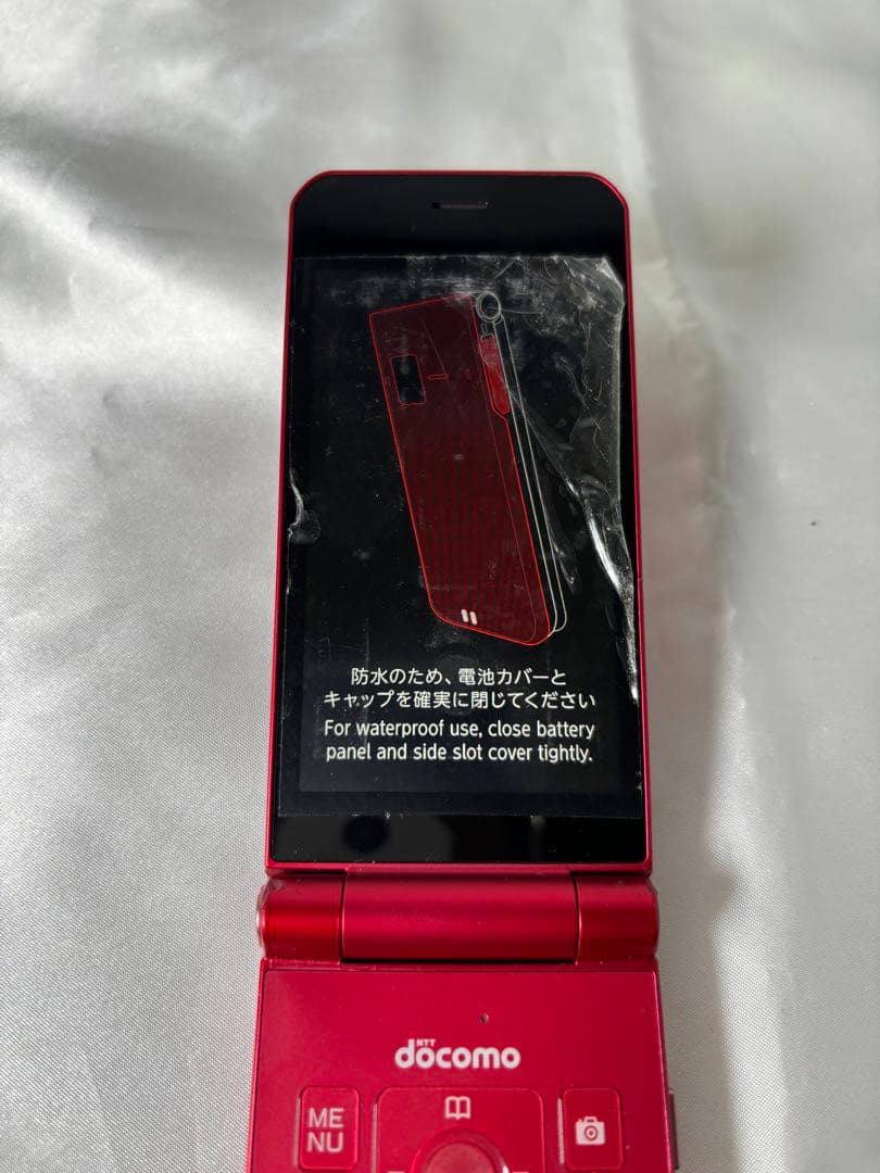 【完品】docomo arrows ケータイ F-03L レッド 赤