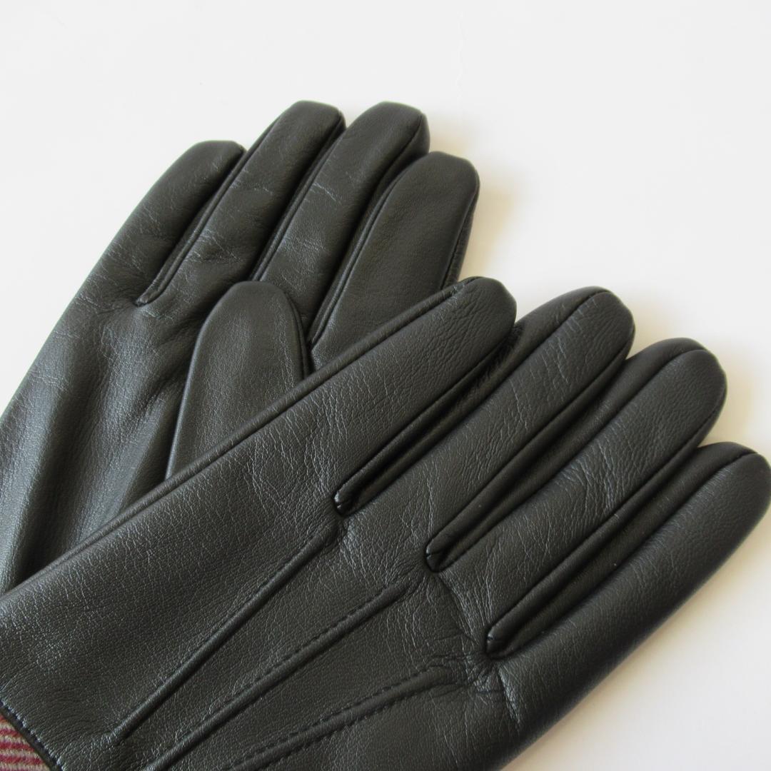 ブラックレーベルクレストブリッジ新品ダークベージュ グローブ / 手袋