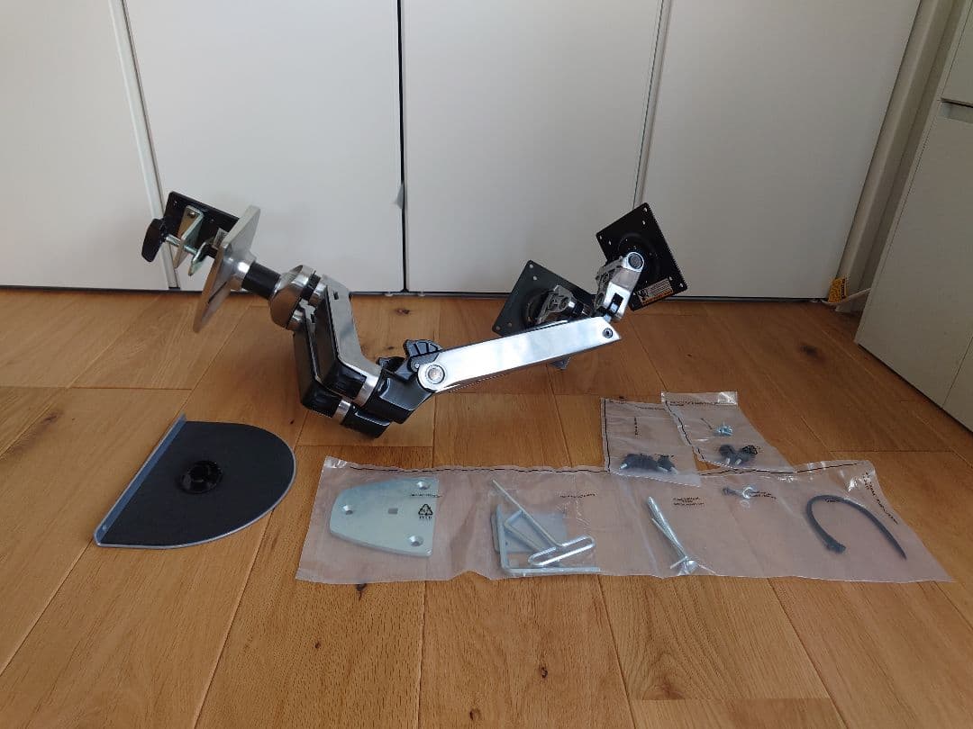 エルゴトロン　モニターアーム　45-245-026 デュアルデスクマウントアーム