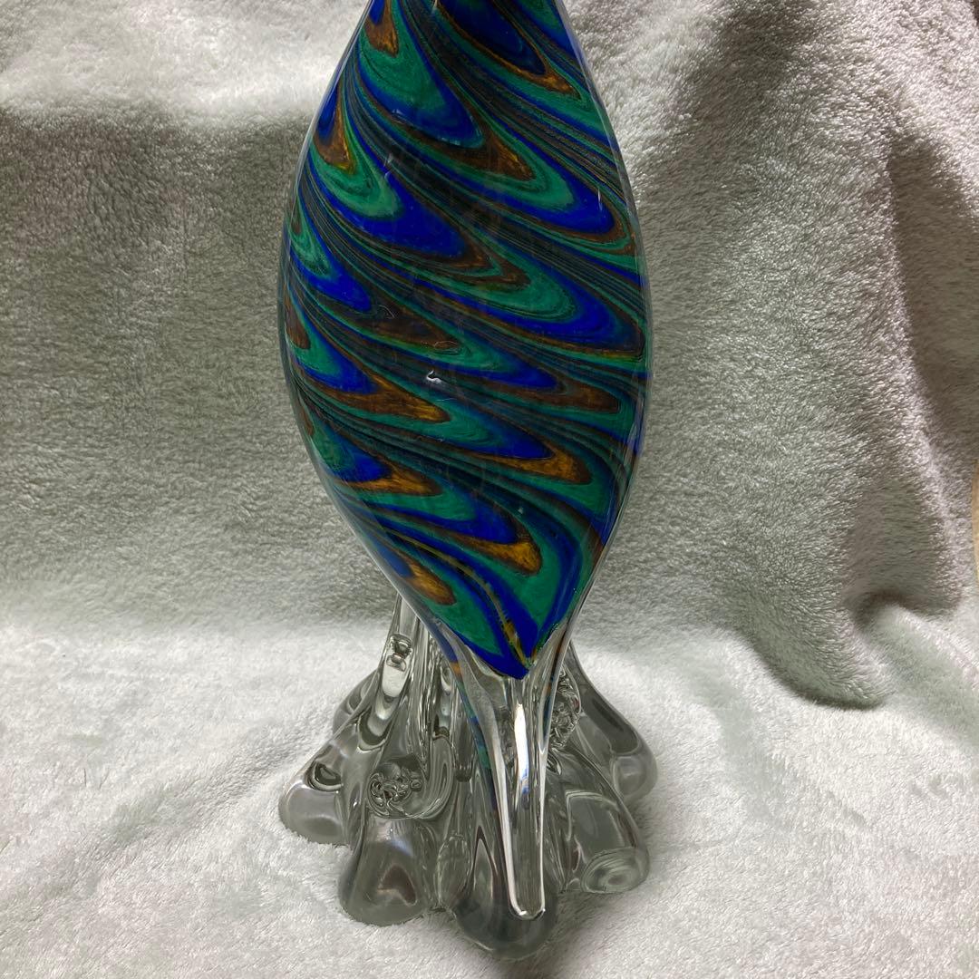 ガラス製　オウム