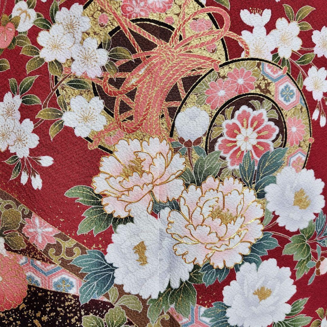 SALE中☆振袖フルセット・成人式・古典柄・金彩加工・金駒刺繍・やまと誂製
