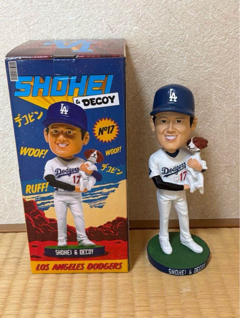 【限定品】大谷翔平&デコピン ボブルヘッド ドジャース　8月28日 限定配布